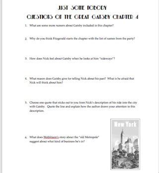 chapter 4 great gatsby quizlet|great gatsby chapter 4 quiz.